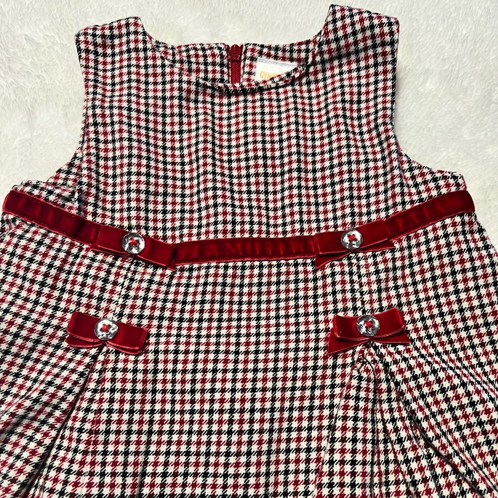 Burgundy Christmas Dress, Size 18-24 months - Picture 2 of 2